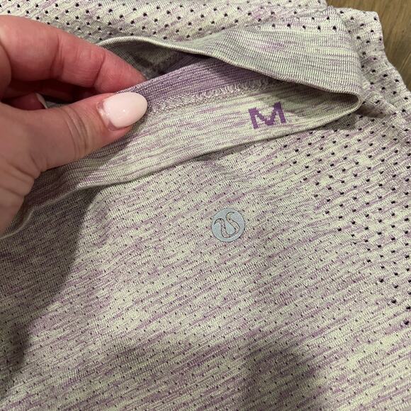 lululemon athletica Heathered Lavender Half-Zip Pullover - Picture 5 of 7